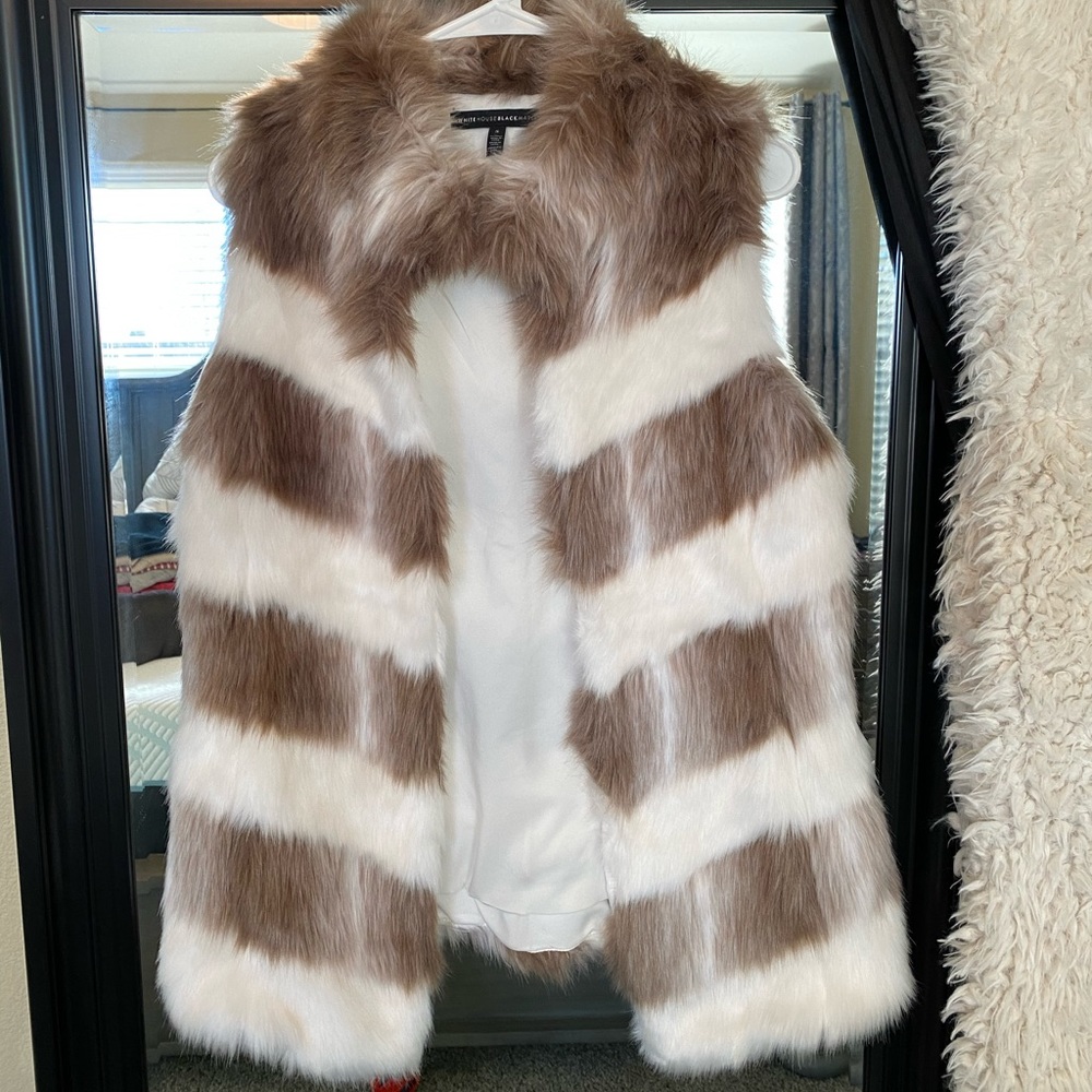 Faux fur vest